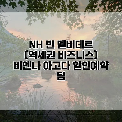 NH 빈 벨비데르 (역세권 비즈니스) 비엔나 아고다 할인예약 팁