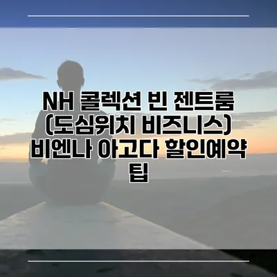 NH 콜렉션 빈 젠트룸 (도심위치 비즈니스) 비엔나 아고다 할인예약 팁