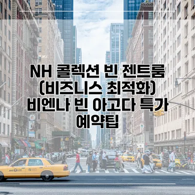 NH 콜렉션 빈 젠트룸 (비즈니스 최적화) 비엔나 빈 아고다 특가 예약팁