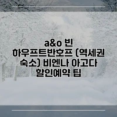 a&o 빈 하우프트반호프 (역세권 숙소) 비엔나 아고다 할인예약 팁