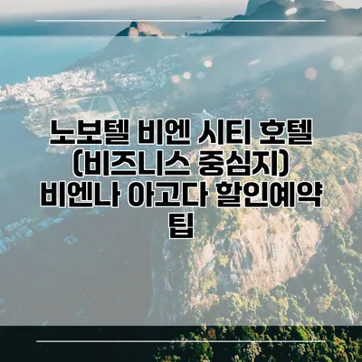 노보텔 비엔 시티 호텔 (비즈니스 중심지) 비엔나 아고다 할인예약 팁