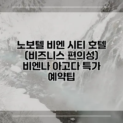 노보텔 비엔 시티 호텔 (비즈니스 편의성) 비엔나 아고다 특가 예약팁