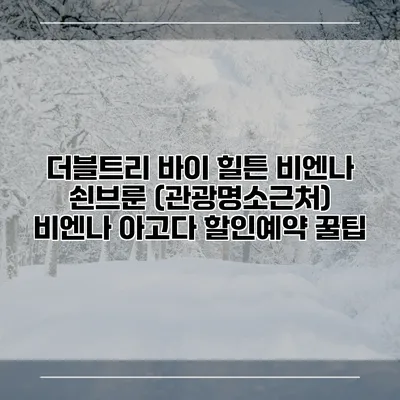 더블트리 바이 힐튼 비엔나 쇤브룬 (관광명소근처) 비엔나 아고다 할인예약 꿀팁