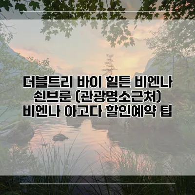더블트리 바이 힐튼 비엔나 쇤브룬 (관광명소근처) 비엔나 아고다 할인예약 팁