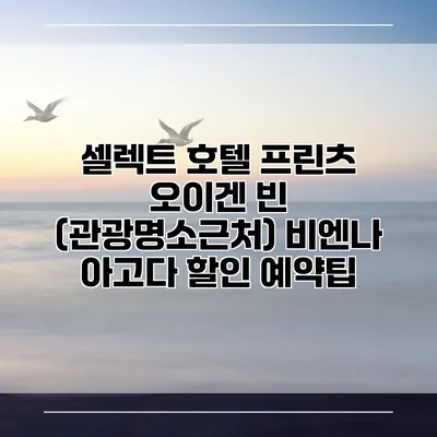 셀렉트 호텔 프린츠 오이겐 빈 (관광명소근처) 비엔나 아고다 할인 예약팁