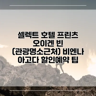 셀렉트 호텔 프린츠 오이겐 빈 (관광명소근처) 비엔나 아고다 할인예약 팁