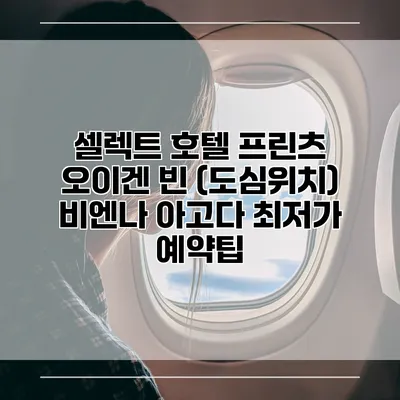 셀렉트 호텔 프린츠 오이겐 빈 (도심위치) 비엔나 아고다 최저가 예약팁