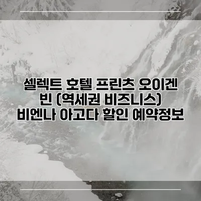 셀렉트 호텔 프린츠 오이겐 빈 (역세권 비즈니스) 비엔나 아고다 할인 예약정보