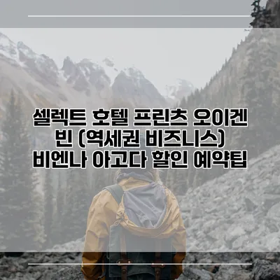 셀렉트 호텔 프린츠 오이겐 빈 (역세권 비즈니스) 비엔나 아고다 할인 예약팁