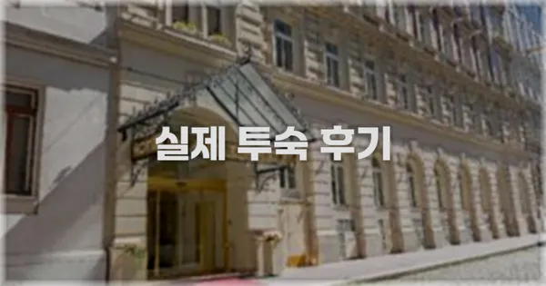 💬 실제 투숙 후기