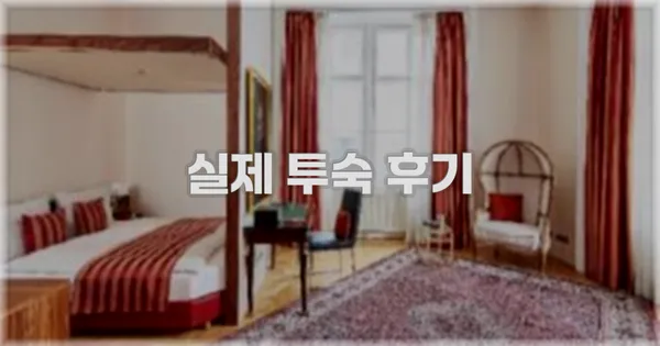 💬 실제 투숙 후기