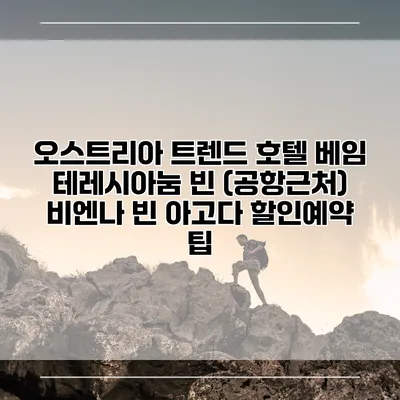 오스트리아 트렌드 호텔 베임 테레시아눔 빈 (공항근처) 비엔나 빈 아고다 할인예약 팁