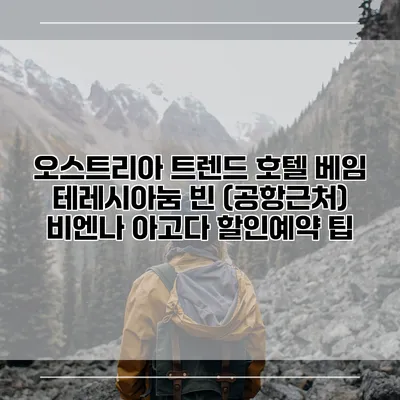 오스트리아 트렌드 호텔 베임 테레시아눔 빈 (공항근처) 비엔나 아고다 할인예약 팁