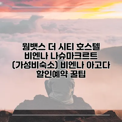 웜뱃스 더 시티 호스텔 비엔나 나슈마크르트 (가성비숙소) 비엔나 아고다 할인예약 꿀팁