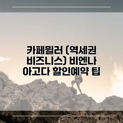 카페뮐러 (역세권 비즈니스) 비엔나 아고다 할인예약 팁