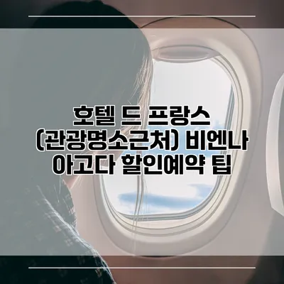 호텔 드 프랑스 (관광명소근처) 비엔나 아고다 할인예약 팁