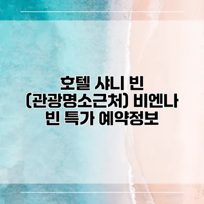 호텔 샤니 빈 (관광명소근처) 비엔나 빈 특가 예약정보