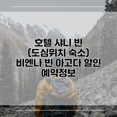호텔 샤니 빈 (도심위치 숙소) 비엔나 빈 아고다 할인 예약정보