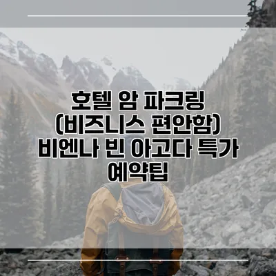 호텔 암 파크링 (비즈니스 편안함) 비엔나 빈 아고다 특가 예약팁