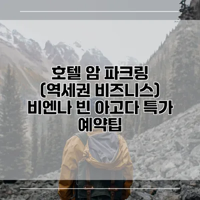 호텔 암 파크링 (역세권 비즈니스) 비엔나 빈 아고다 특가 예약팁