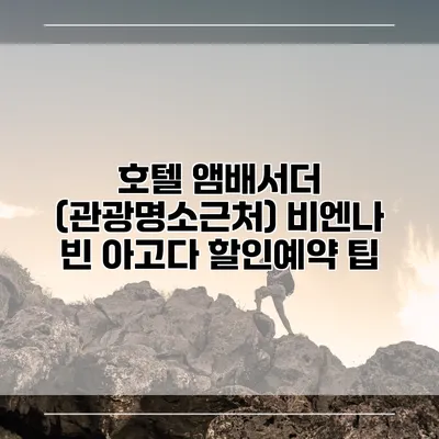 호텔 앰배서더 (관광명소근처) 비엔나 빈 아고다 할인예약 팁