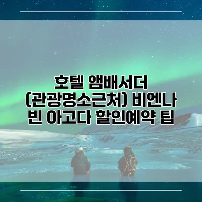 호텔 앰배서더 (관광명소근처) 비엔나 빈 아고다 할인예약 팁