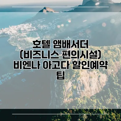 호텔 앰배서더 (비즈니스 편의시설) 비엔나 아고다 할인예약 팁
