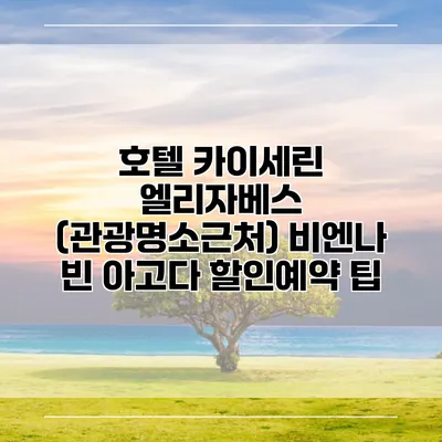 호텔 카이세린 엘리자베스 (관광명소근처) 비엔나 빈 아고다 할인예약 팁
