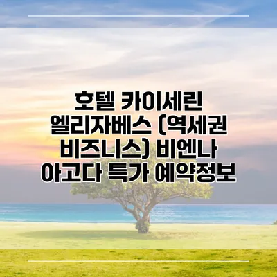 호텔 카이세린 엘리자베스 (역세권 비즈니스) 비엔나 아고다 특가 예약정보