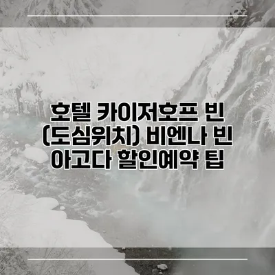 호텔 카이저호프 빈 (도심위치) 비엔나 빈 아고다 할인예약 팁