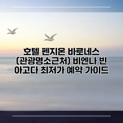 호텔 펜지온 바로네스 (관광명소근처) 비엔나 빈 아고다 최저가 예약 가이드