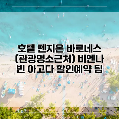 호텔 펜지온 바로네스 (관광명소근처) 비엔나 빈 아고다 할인예약 팁