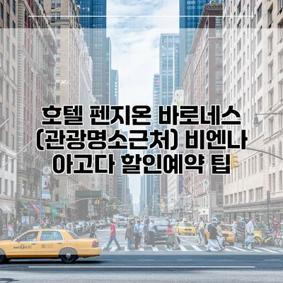 호텔 펜지온 바로네스 (관광명소근처) 비엔나 아고다 할인예약 팁