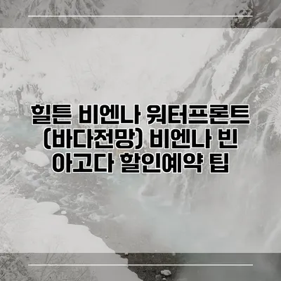 힐튼 비엔나 워터프론트 (바다전망) 비엔나 빈 아고다 할인예약 팁