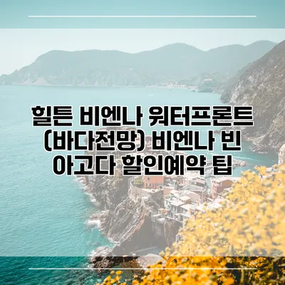 힐튼 비엔나 워터프론트 (바다전망) 비엔나 빈 아고다 할인예약 팁